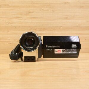 Panasonic SDR-S26 Camcorder / SD Card Video Camera / 70x Optical Zoom / Tested